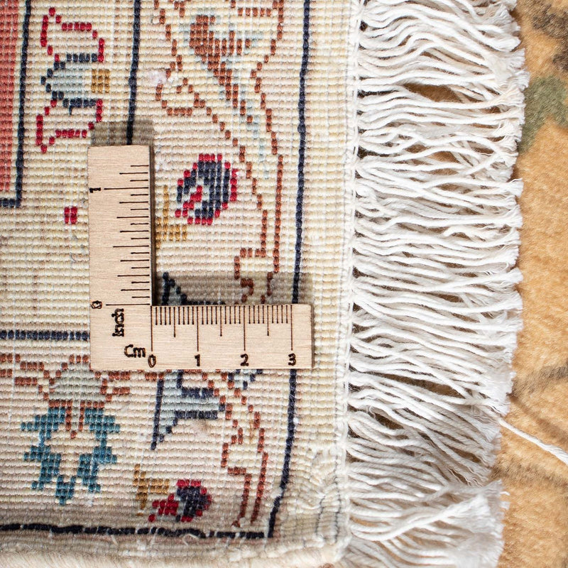 Dywan perski - Tabriz - Królewski - 203 x 156 cm - jasnobrązowy