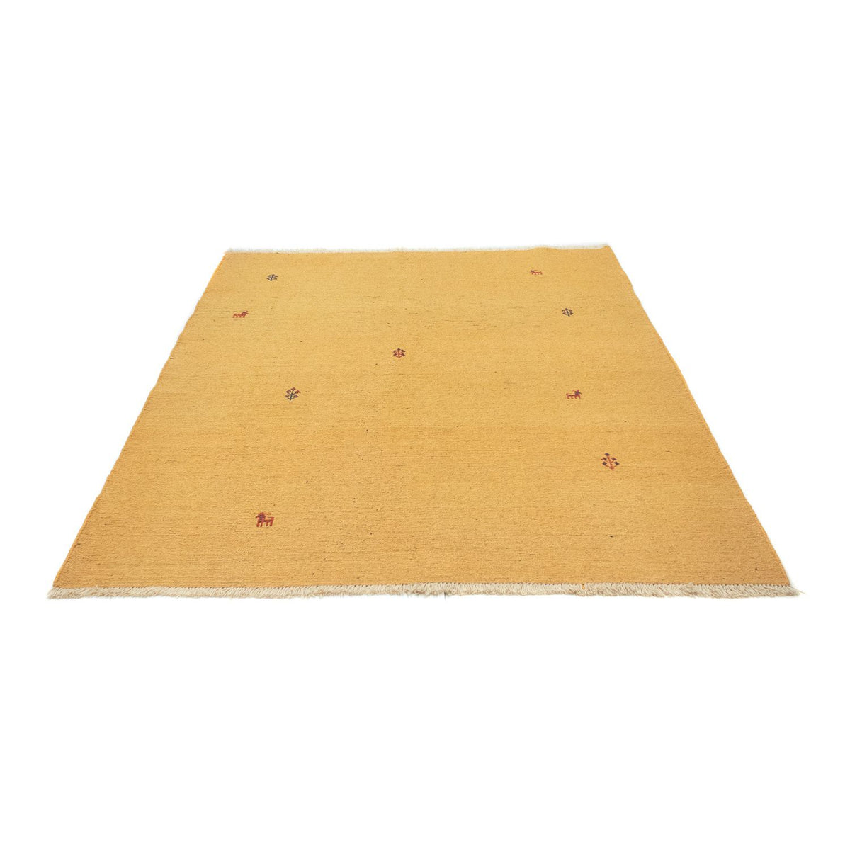 Dywan Gabbeh - perski - 198 x 151 cm - wielokolorowy