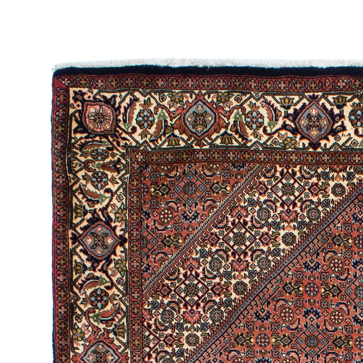 Dywan perski - Bijar - 210 x 136 cm - jasna czerwień