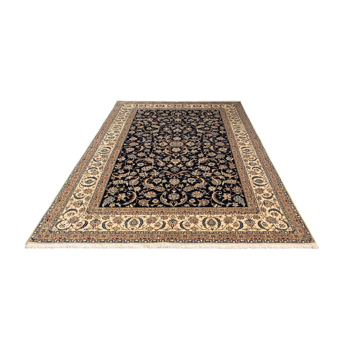 Dywan perski - Nain - Premium - 264 x 172 cm - ciemnoniebieski