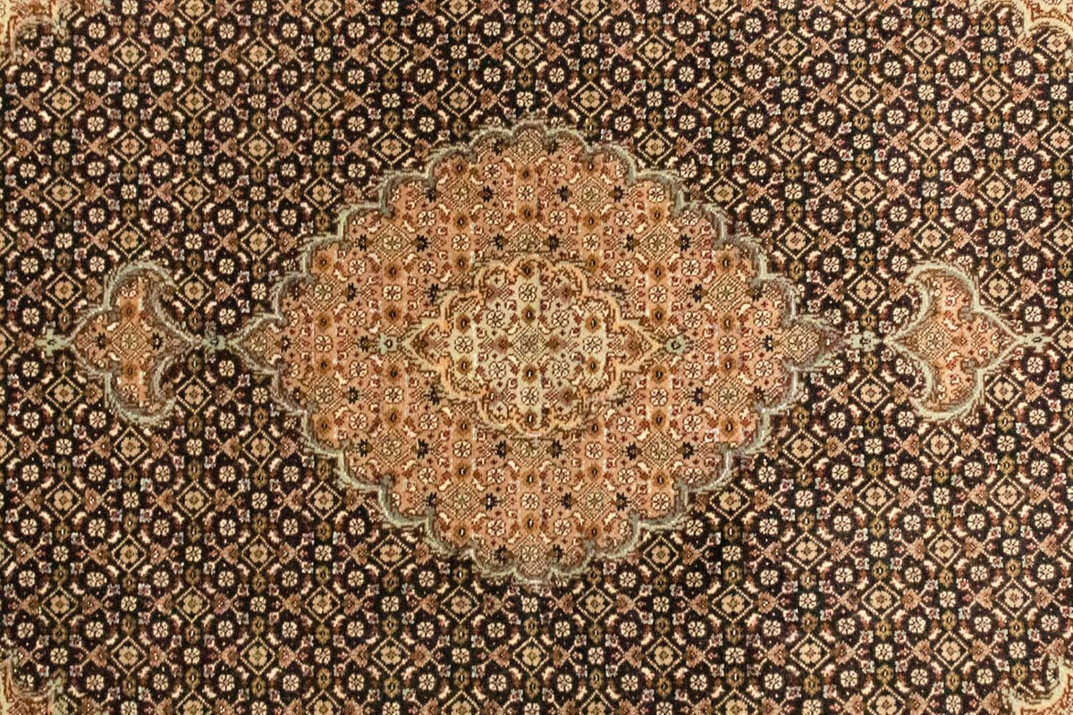 Dywan perski - Tabriz - Królewski - 153 x 105 cm - ciemnoniebieski