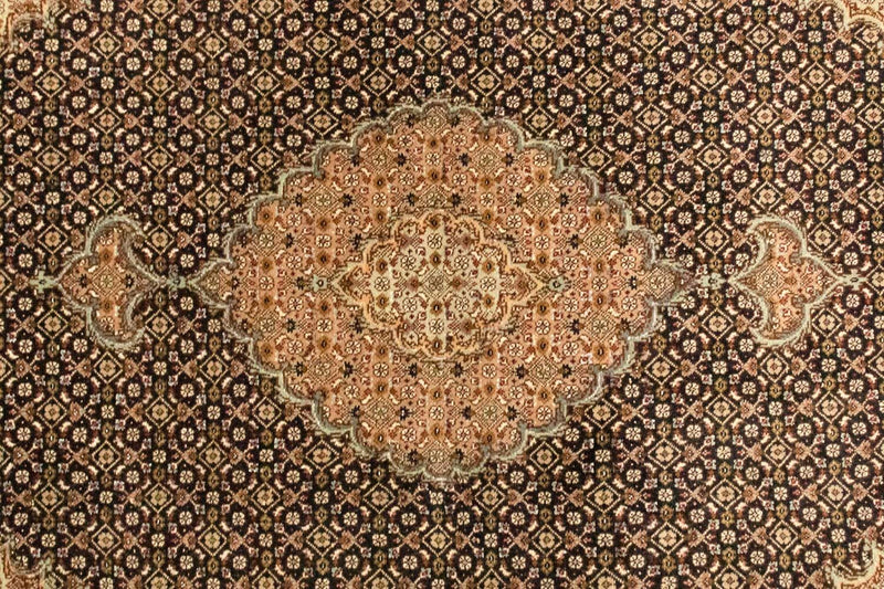 Dywan perski - Tabriz - Królewski - 153 x 105 cm - ciemnoniebieski