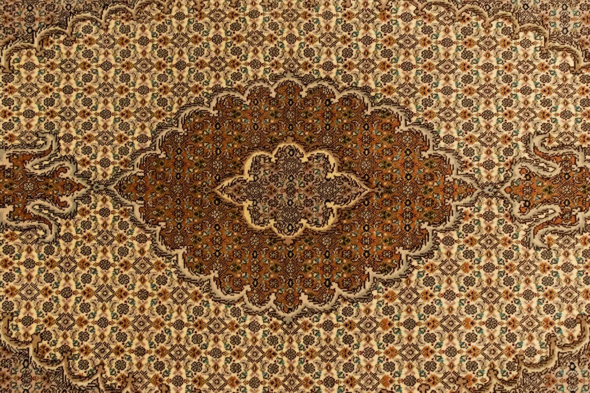 Dywan perski - Tabriz - 163 x 100 cm - ciemny beż