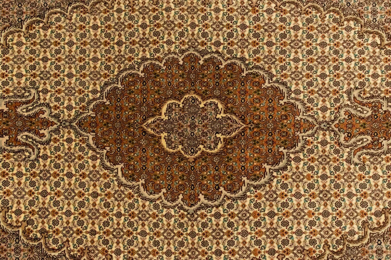 Dywan perski - Tabriz - 163 x 100 cm - ciemny beż
