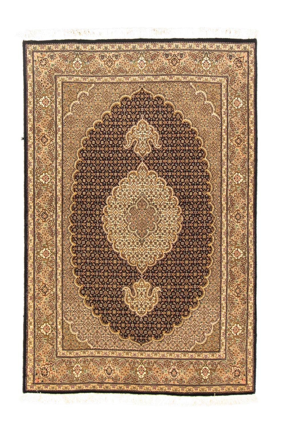 Dywan perski - Tabriz - Królewski - 150 x 100 cm - ciemnoniebieski