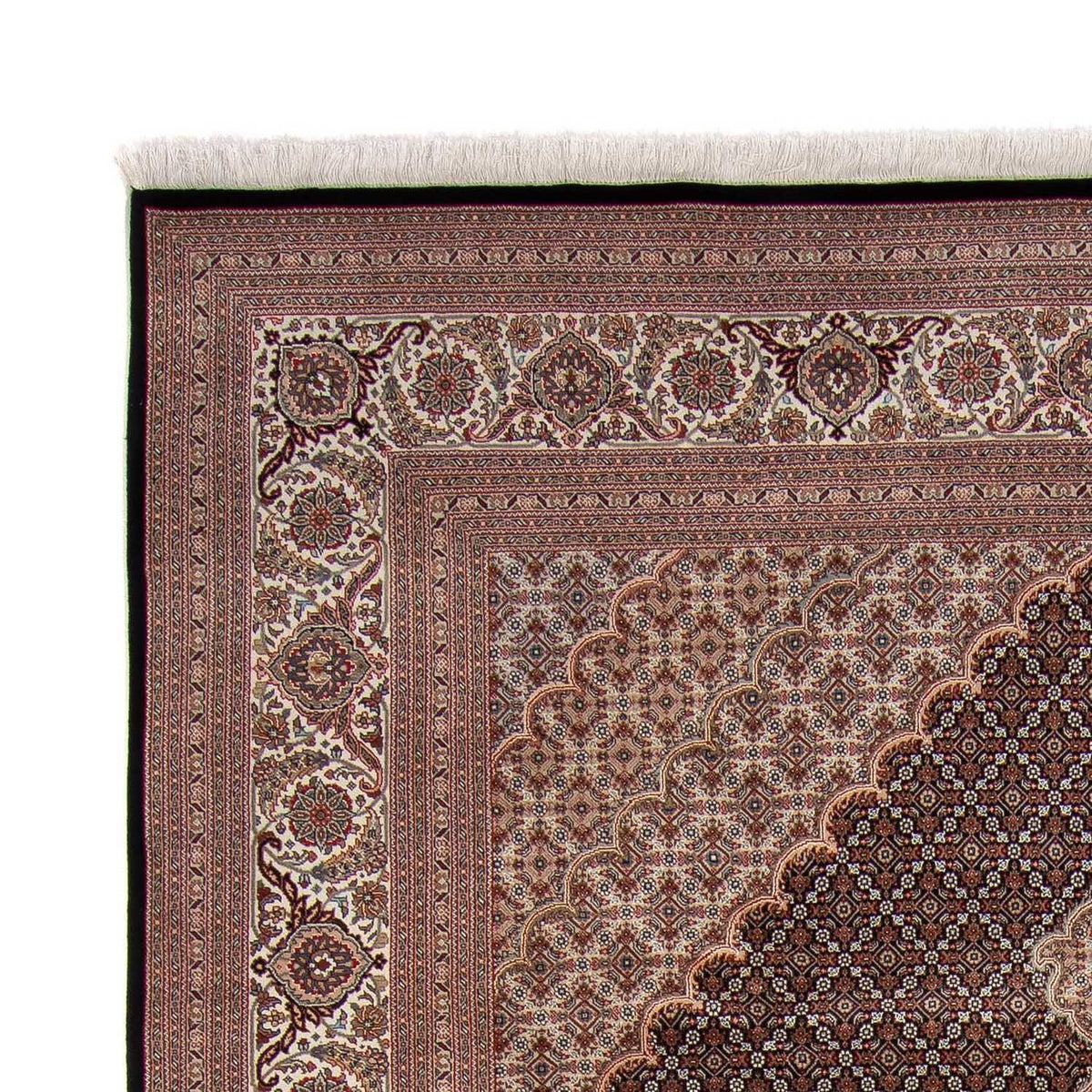 Dywan perski - Tabriz - 346 x 247 cm - ciemnoniebieski