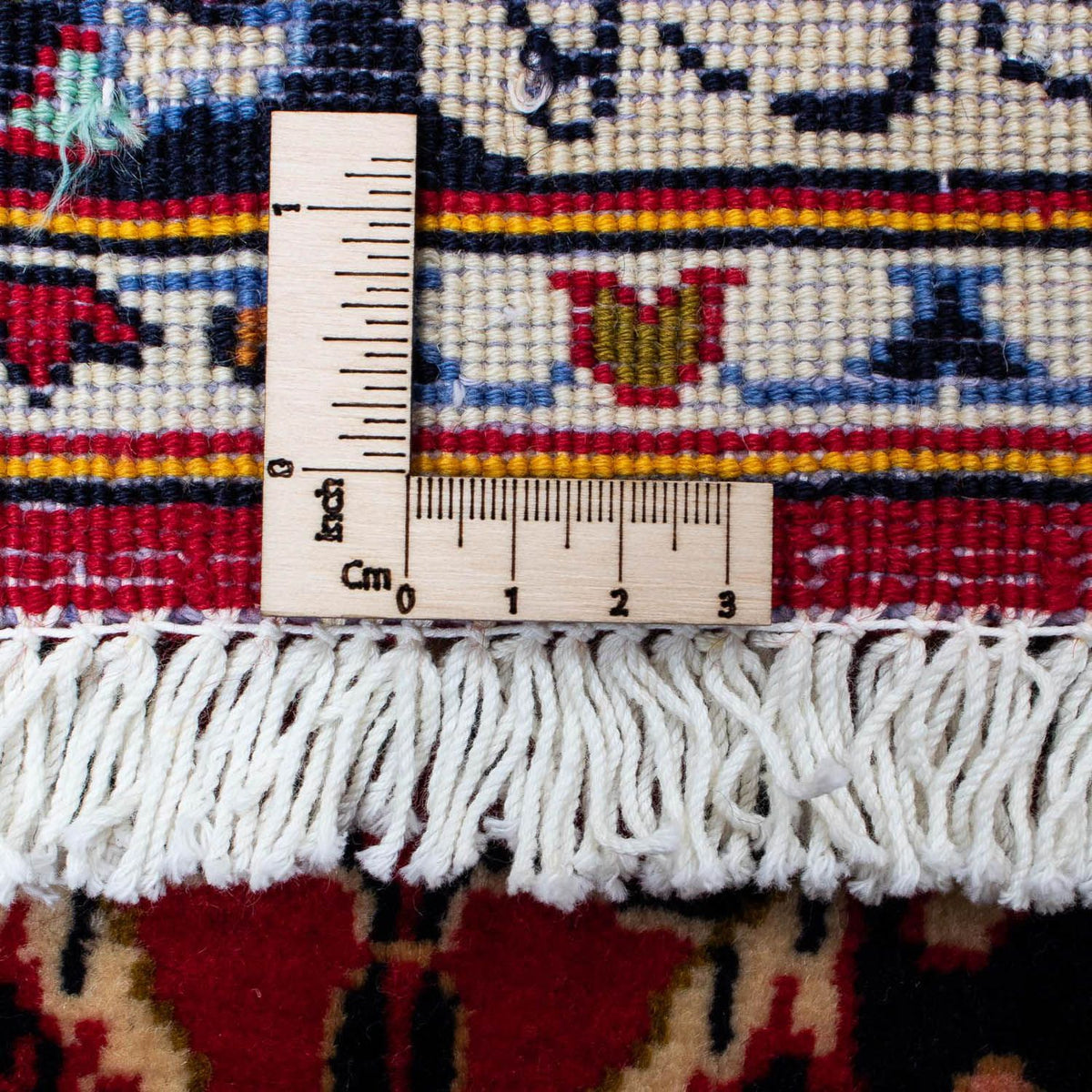 Dywan perski - Keshan - 129 x 71 cm - ciemna czerwień