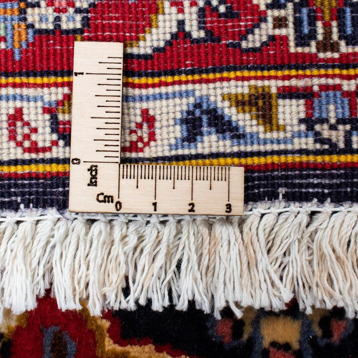 Dywan perski - Keshan - 113 x 78 cm - ciemnoniebieski