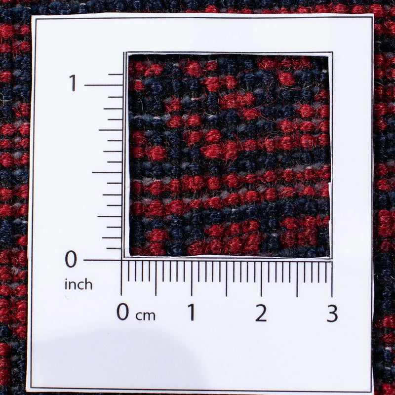 Dywan turkmeński - 233 x 157 cm - ciemna czerwień