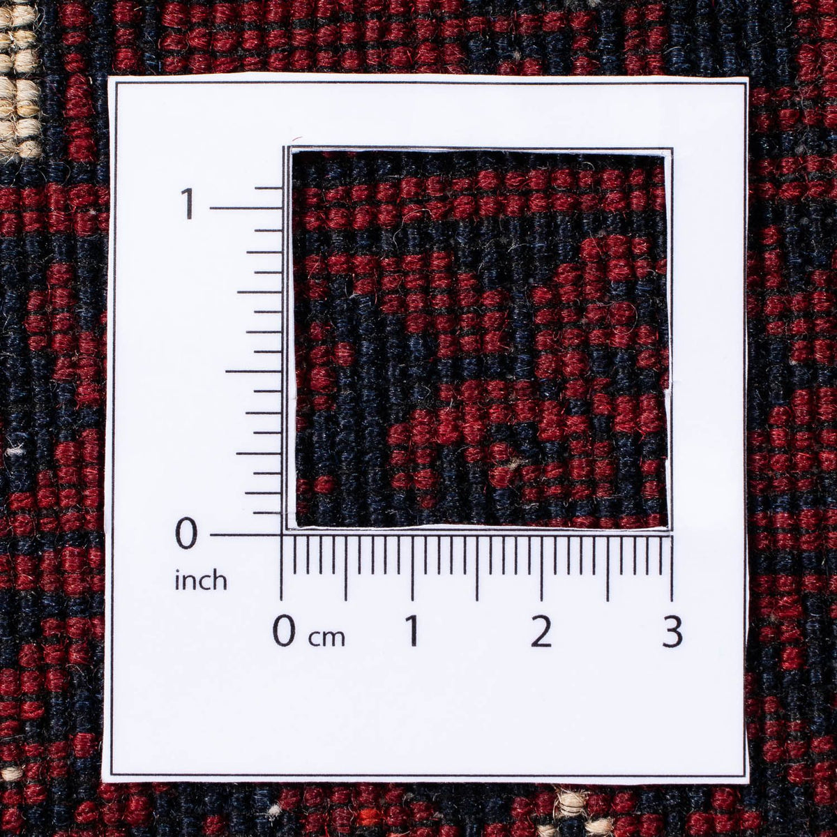 Dywan turkmeński - 252 x 160 cm - ciemna czerwień