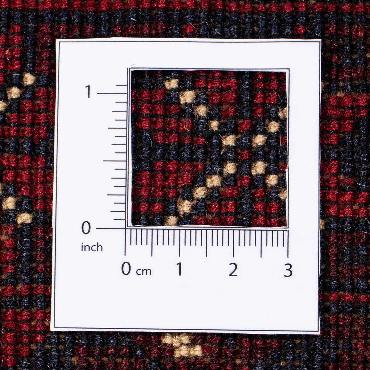 Dywan turkmeński - 245 x 156 cm - ciemna czerwień