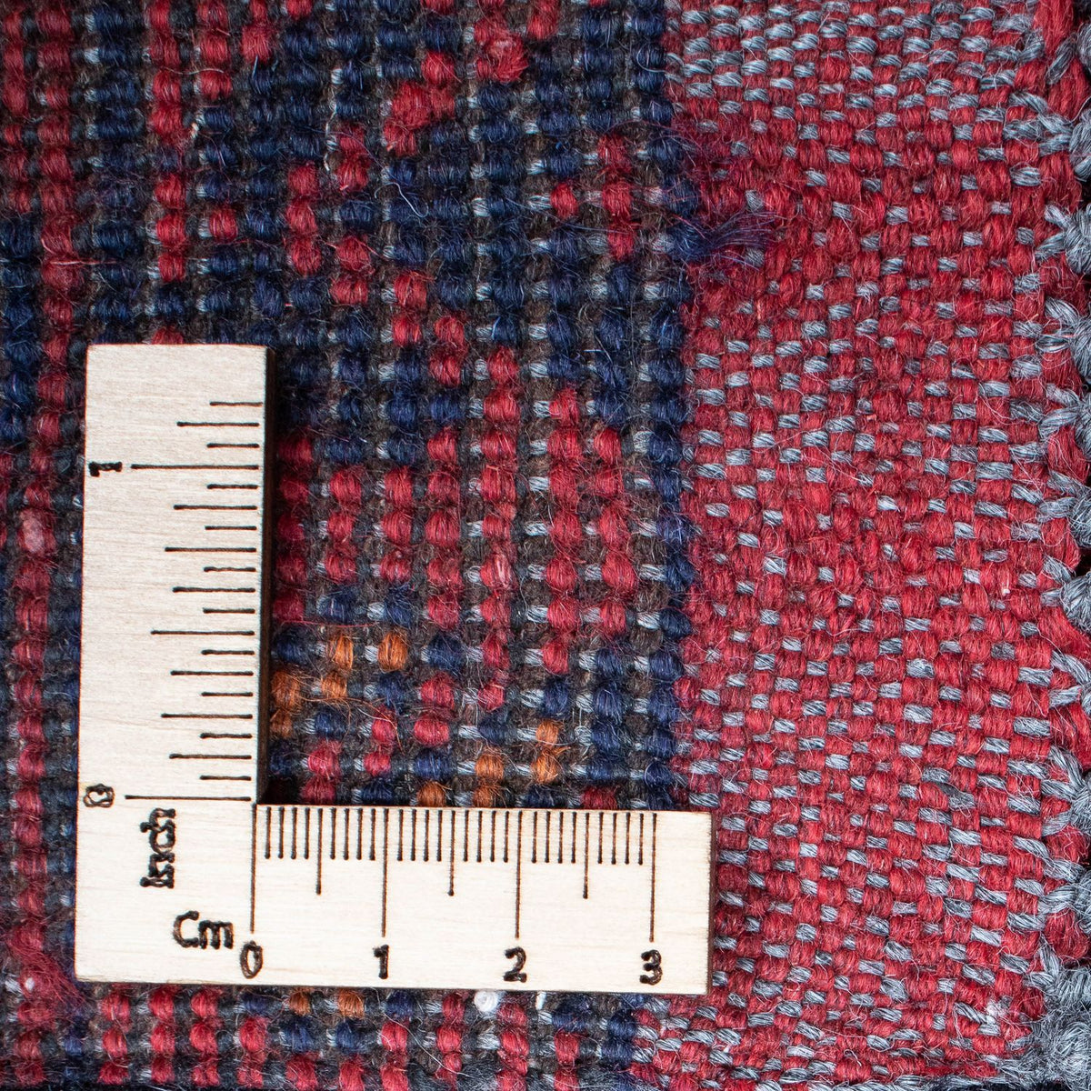 Biegacz Afgański dywan - Kunduz - 285 x 83 cm - ciemna czerwień