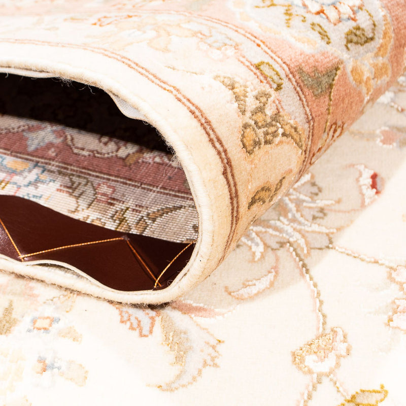 Dywan perski - Tabriz - Królewski - 244 x 168 cm - beżowy