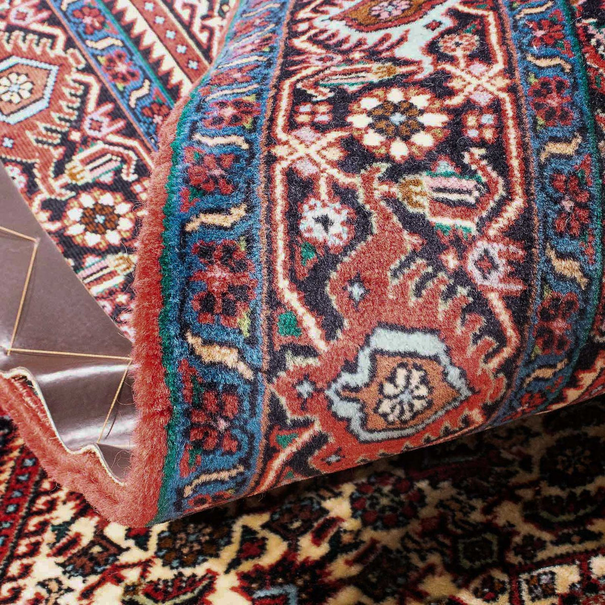 Dywan perski - Bijar - 174 x 108 cm - czerwony