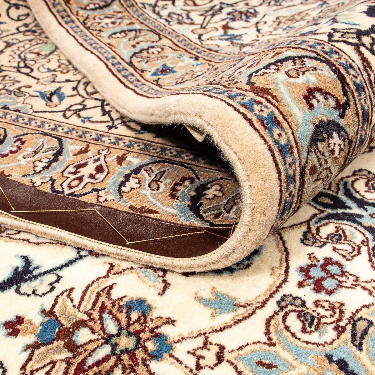 Dywan perski - Nain - Królewski - 404 x 293 cm - beżowy