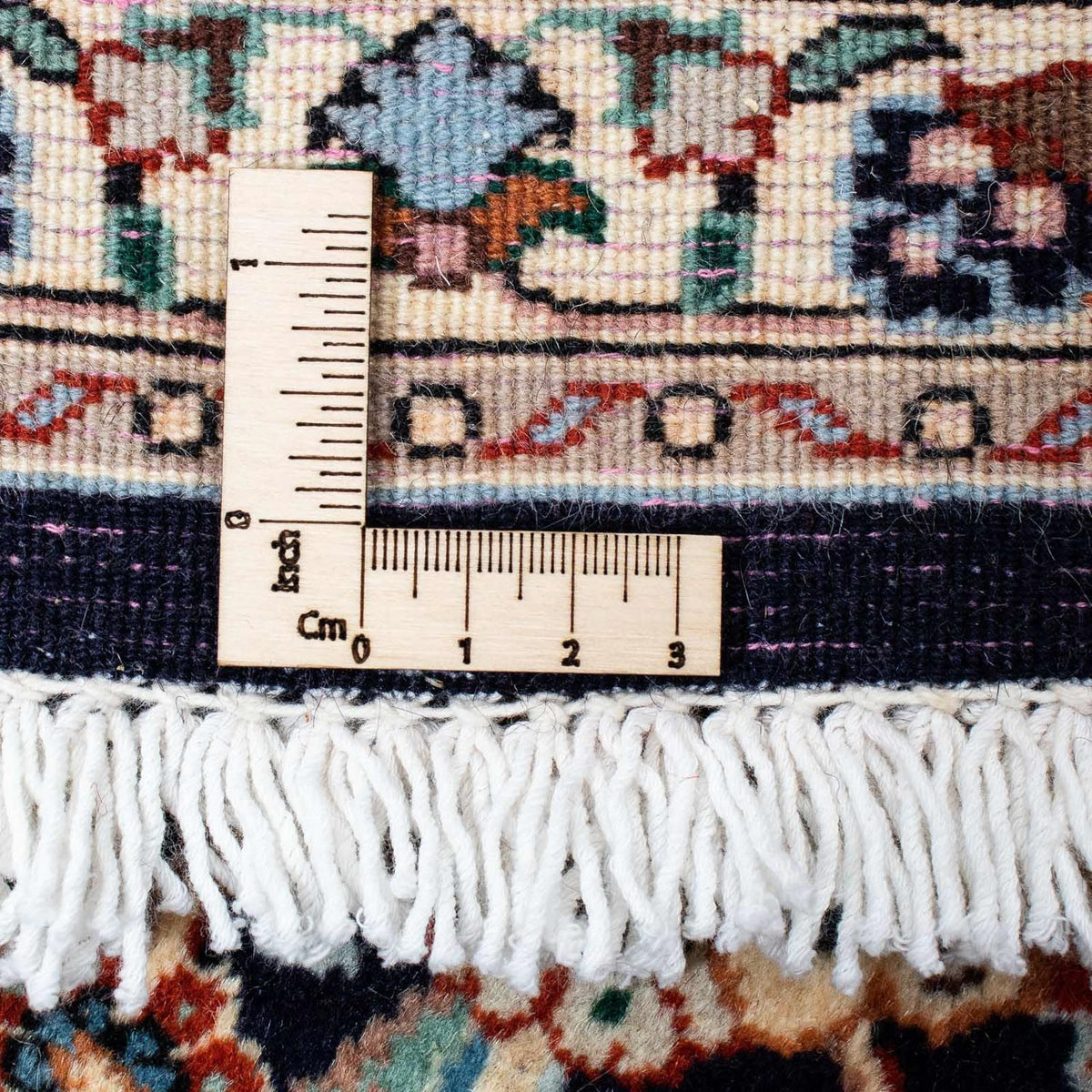 Dywan perski - Klasyczny - 209 x 178 cm - ciemnoniebieski