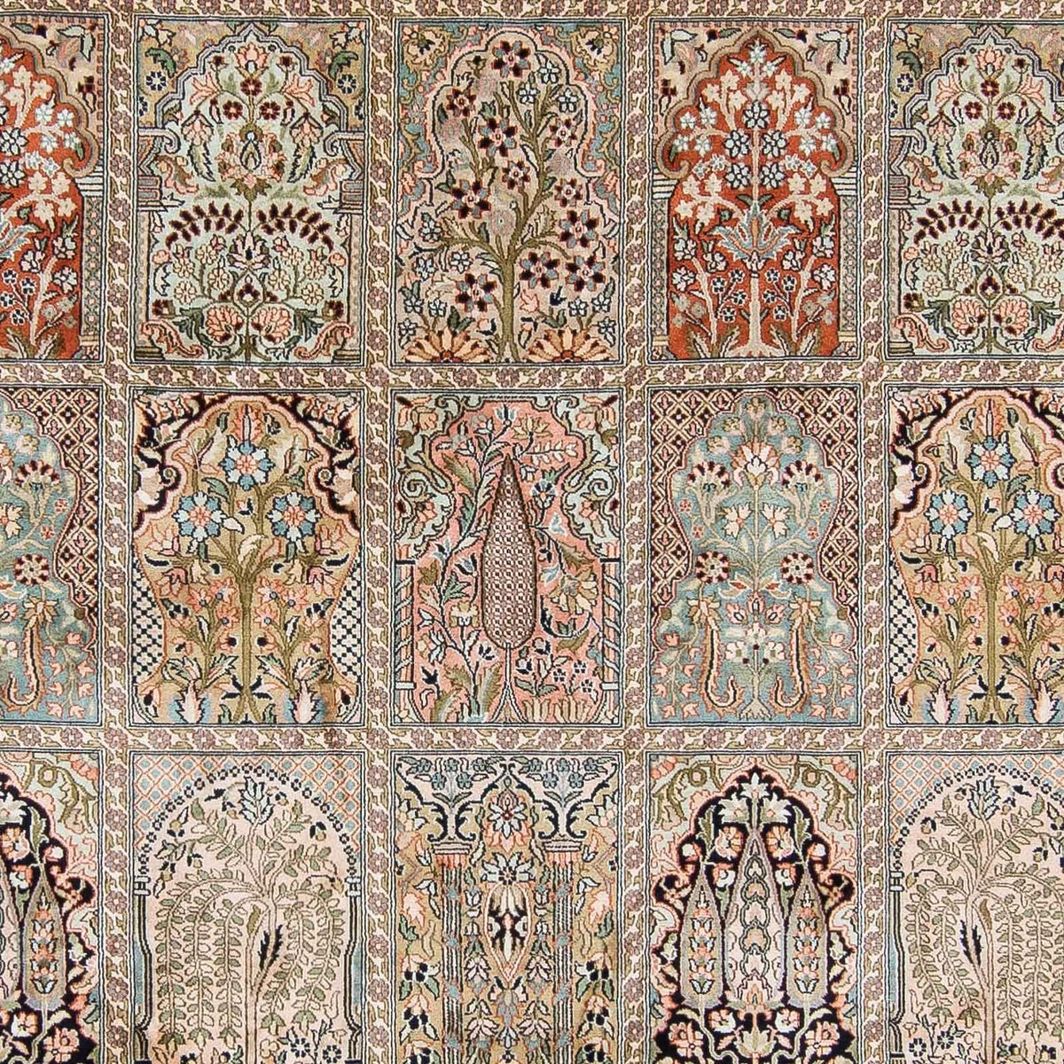 Jedwabny dywan - Kashmir Silk - 336 x 251 cm - wielokolorowy