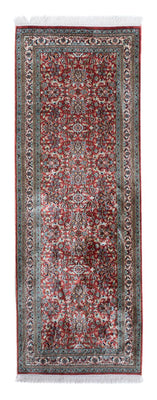Biegacz Jedwabny dywan - Kashmir Silk - 179 x 64 cm - ciemna czerwień