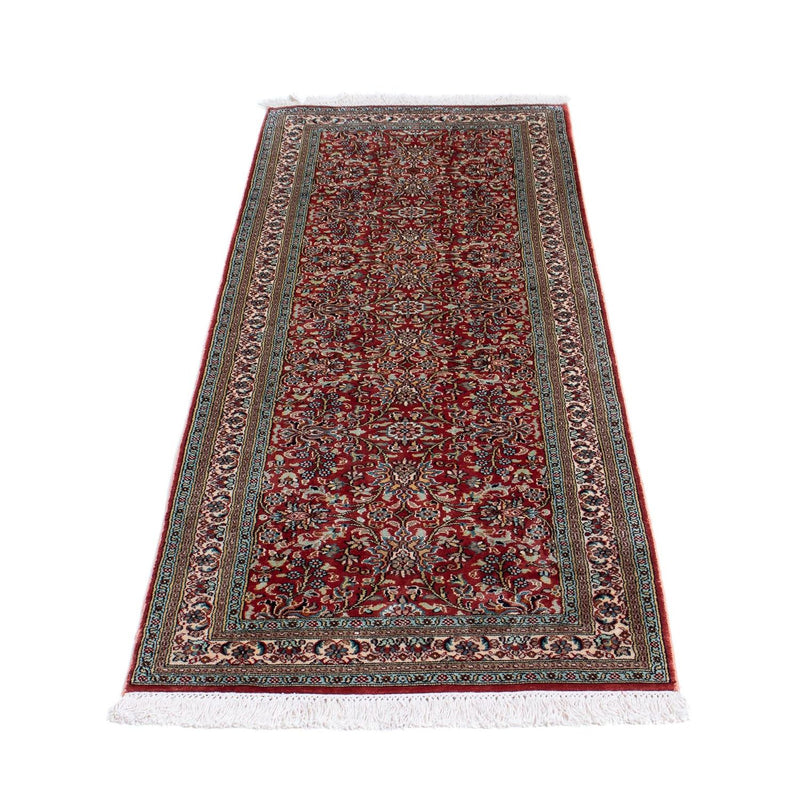 Biegacz Jedwabny dywan - Kashmir Silk - 179 x 64 cm - ciemna czerwień