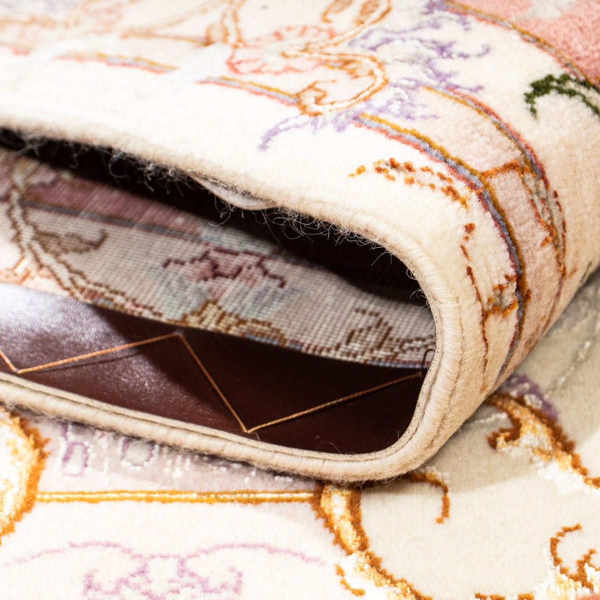 Dywan perski - Tabriz - Królewski - 207 x 150 cm - beżowy