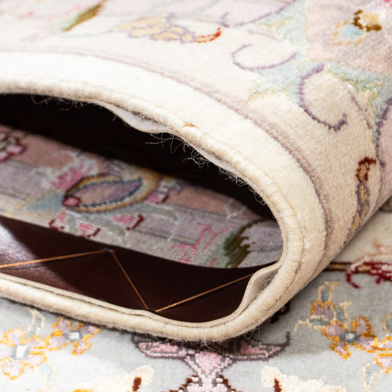 Dywan perski - Tabriz - Królewski - 203 x 152 cm - beżowy