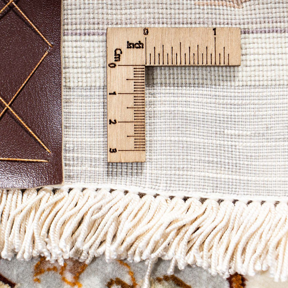 Dywan perski - Tabriz - Królewski - 203 x 152 cm - beżowy