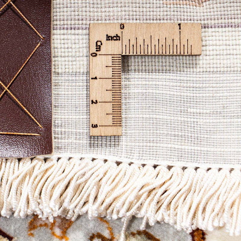 Dywan perski - Tabriz - Królewski - 203 x 152 cm - beżowy