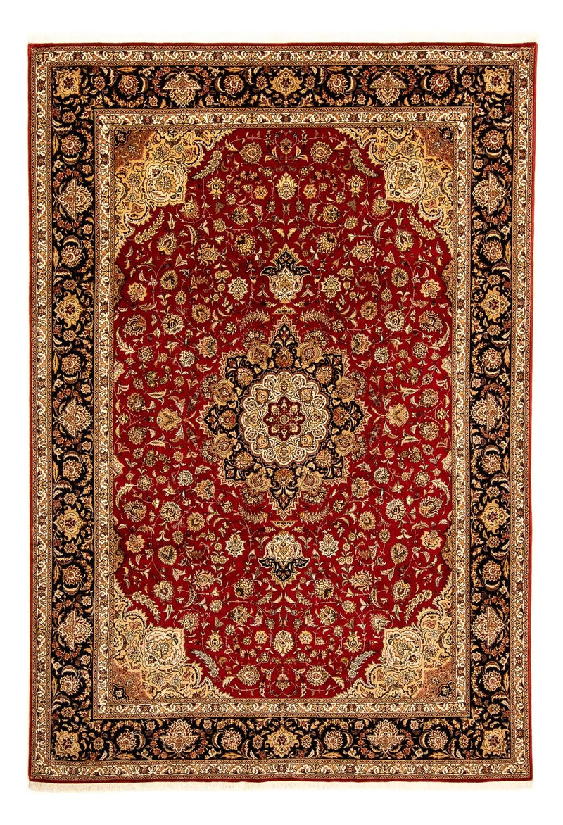 Dywan perski - Tabriz - Królewski - 350 x 245 cm - ciemna czerwień