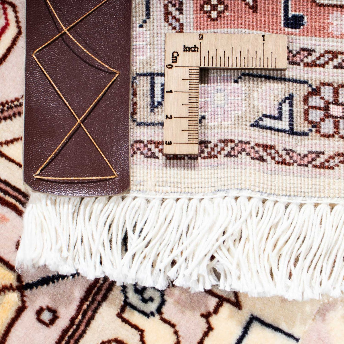 Dywan perski - Tabriz - Królewski - 211 x 151 cm - beżowy