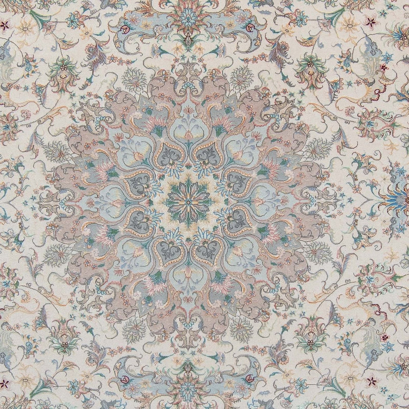 Dywan perski - Tabriz - Królewski - 350 x 252 cm - beżowy