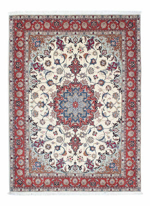 Dywan perski - Tabriz - Królewski - 203 x 150 cm - beżowy