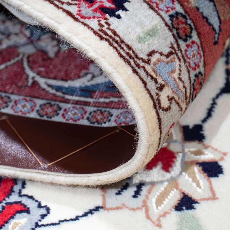 Dywan perski - Tabriz - Królewski - 203 x 150 cm - beżowy