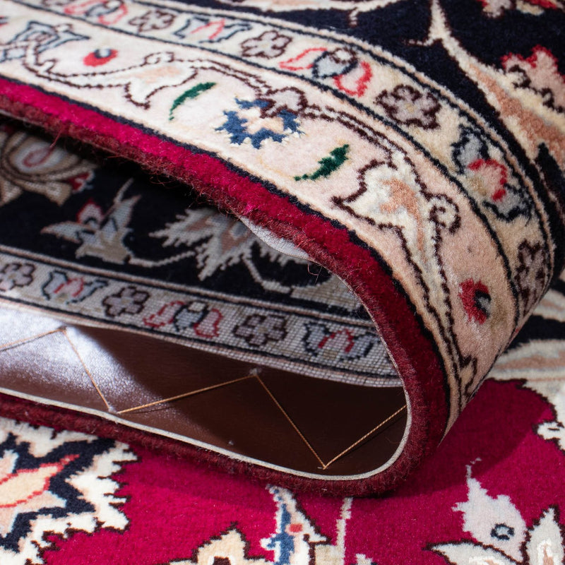 Dywan perski - Tabriz - Królewski - 204 x 153 cm - ciemna czerwień