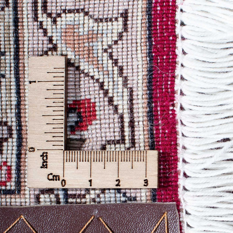 Dywan perski - Tabriz - Królewski - 204 x 153 cm - ciemna czerwień