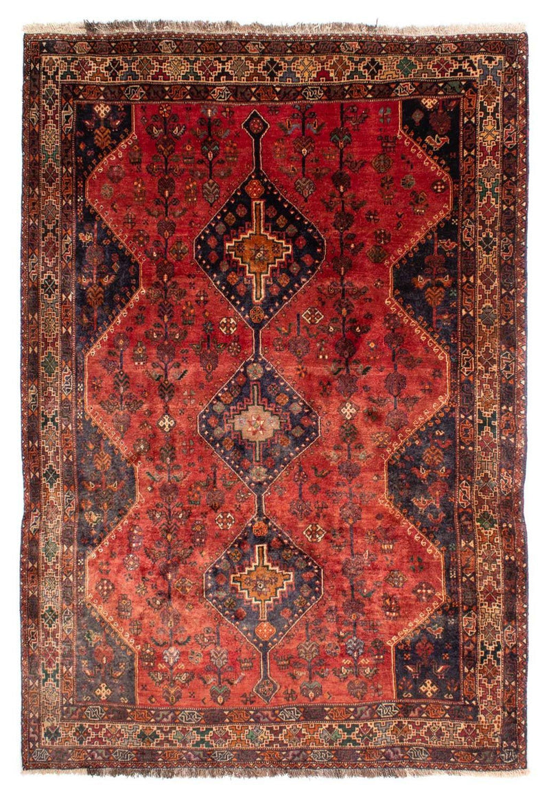 Perski dywan - Nomadyczny - 306 x 212 cm - czerwony