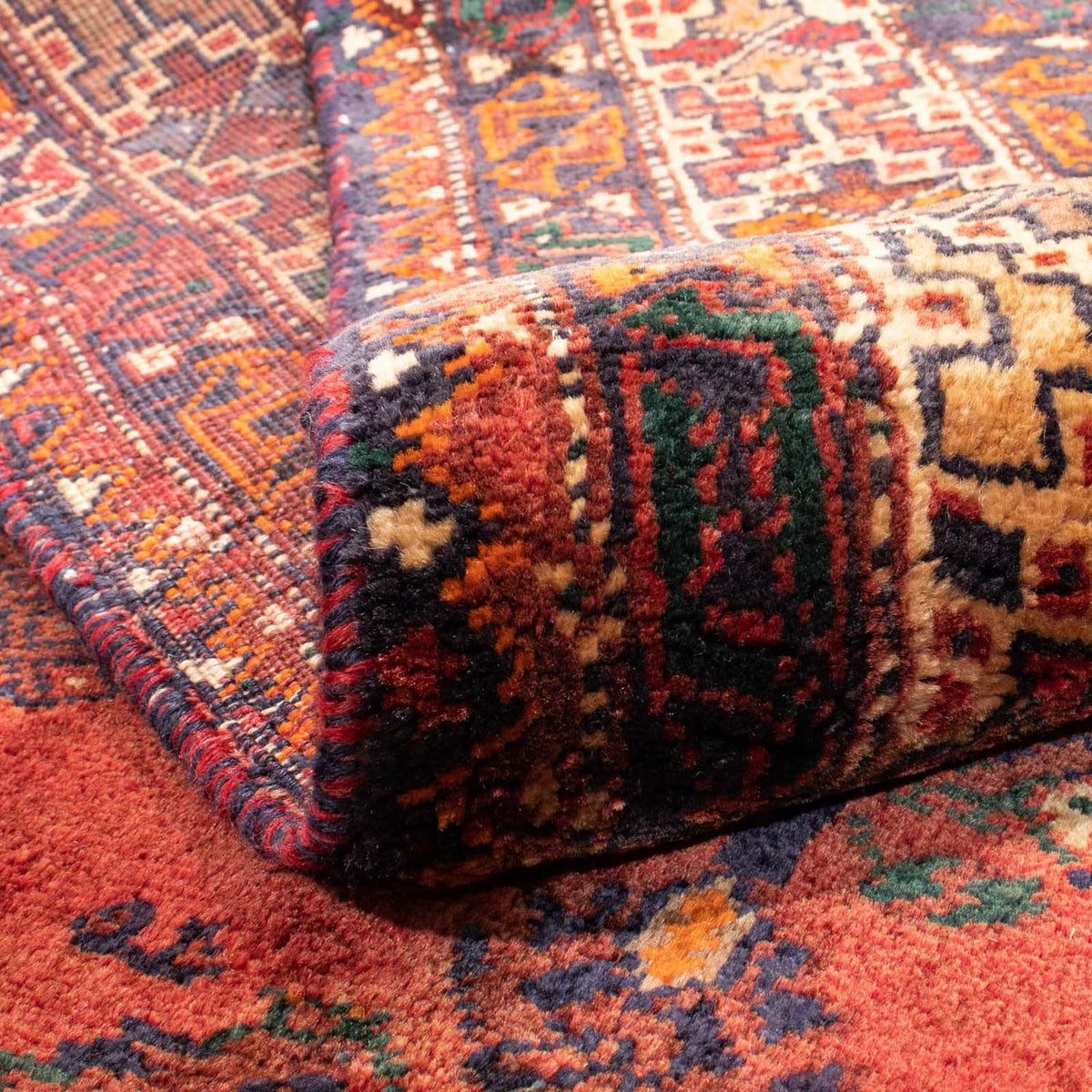 Perski dywan - Nomadyczny - 306 x 212 cm - czerwony