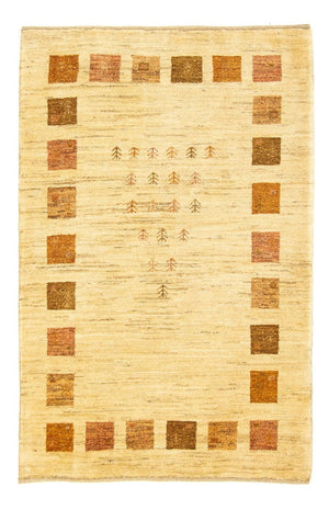 Dywan Gabbeh - perski - 148 x 103 cm - beżowy