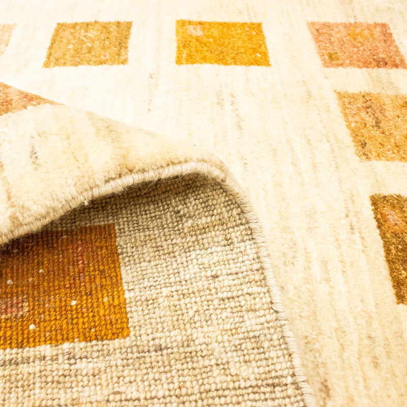 Dywan Gabbeh - perski - 148 x 103 cm - beżowy