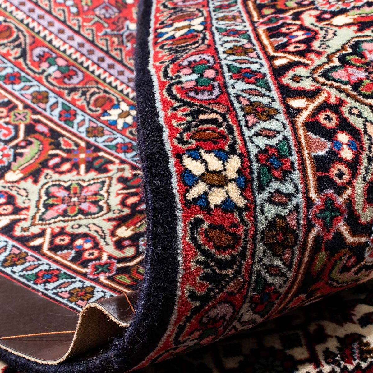 Dywan perski - Bijar - 250 x 149 cm - czerwony