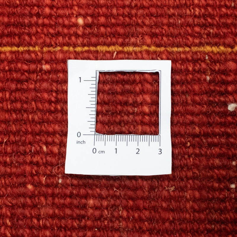 Dywan Gabbeh - perski - 195 x 151 cm - czerwony