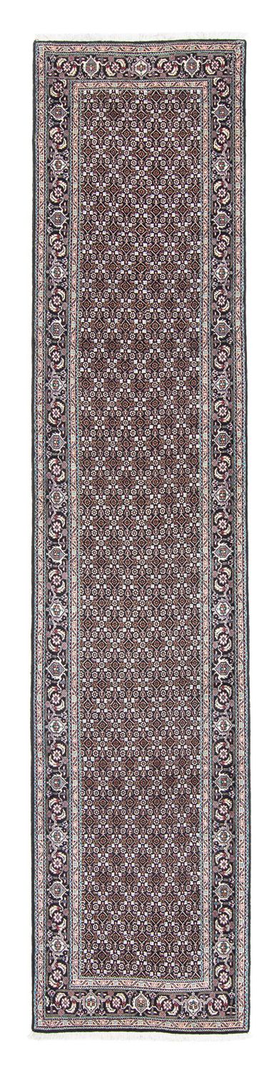 Biegacz Dywan perski - Tabriz - 391 x 76 cm - szary