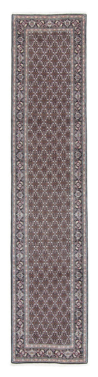 Biegacz Dywan perski - Tabriz - 391 x 76 cm - szary