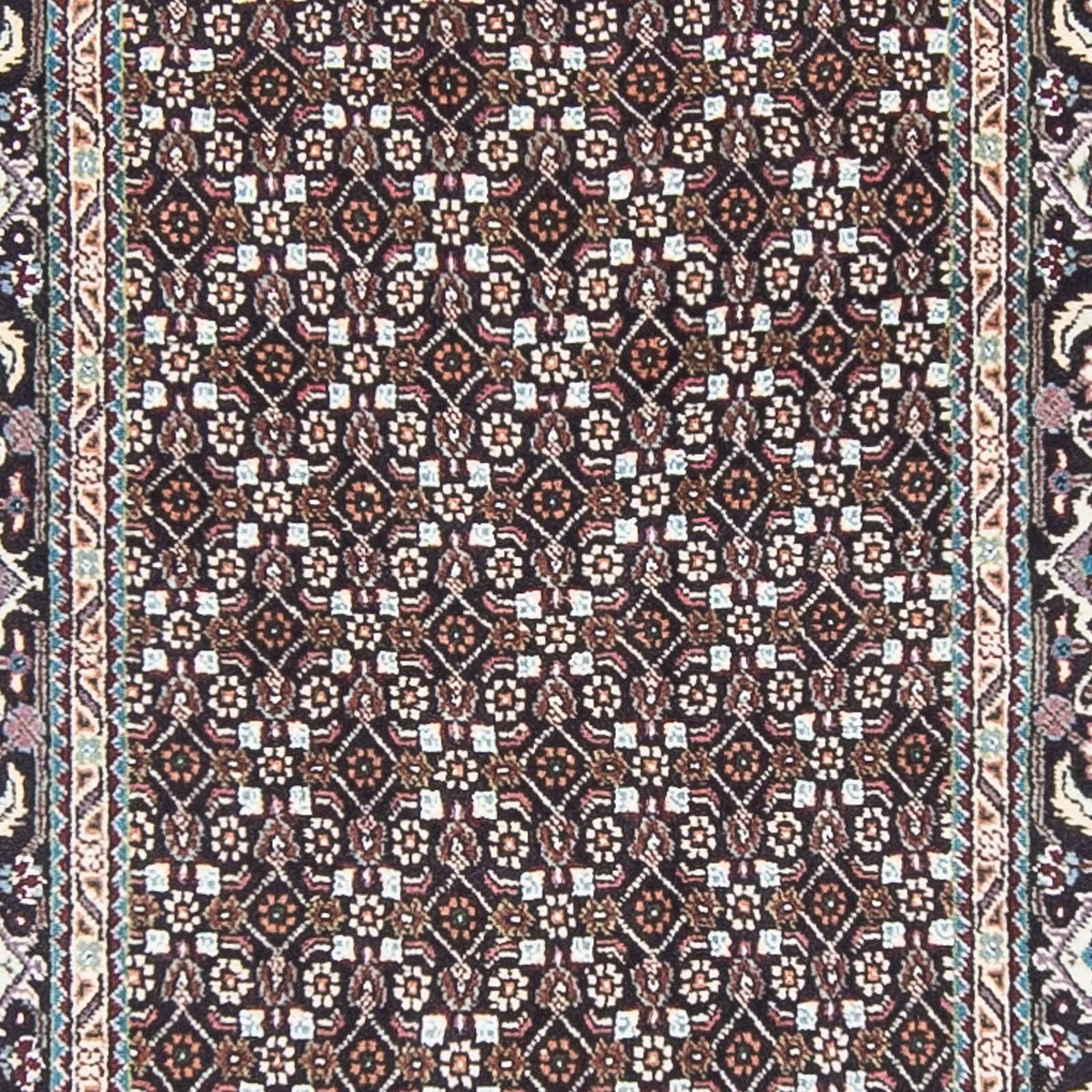 Biegacz Dywan perski - Tabriz - 391 x 76 cm - szary