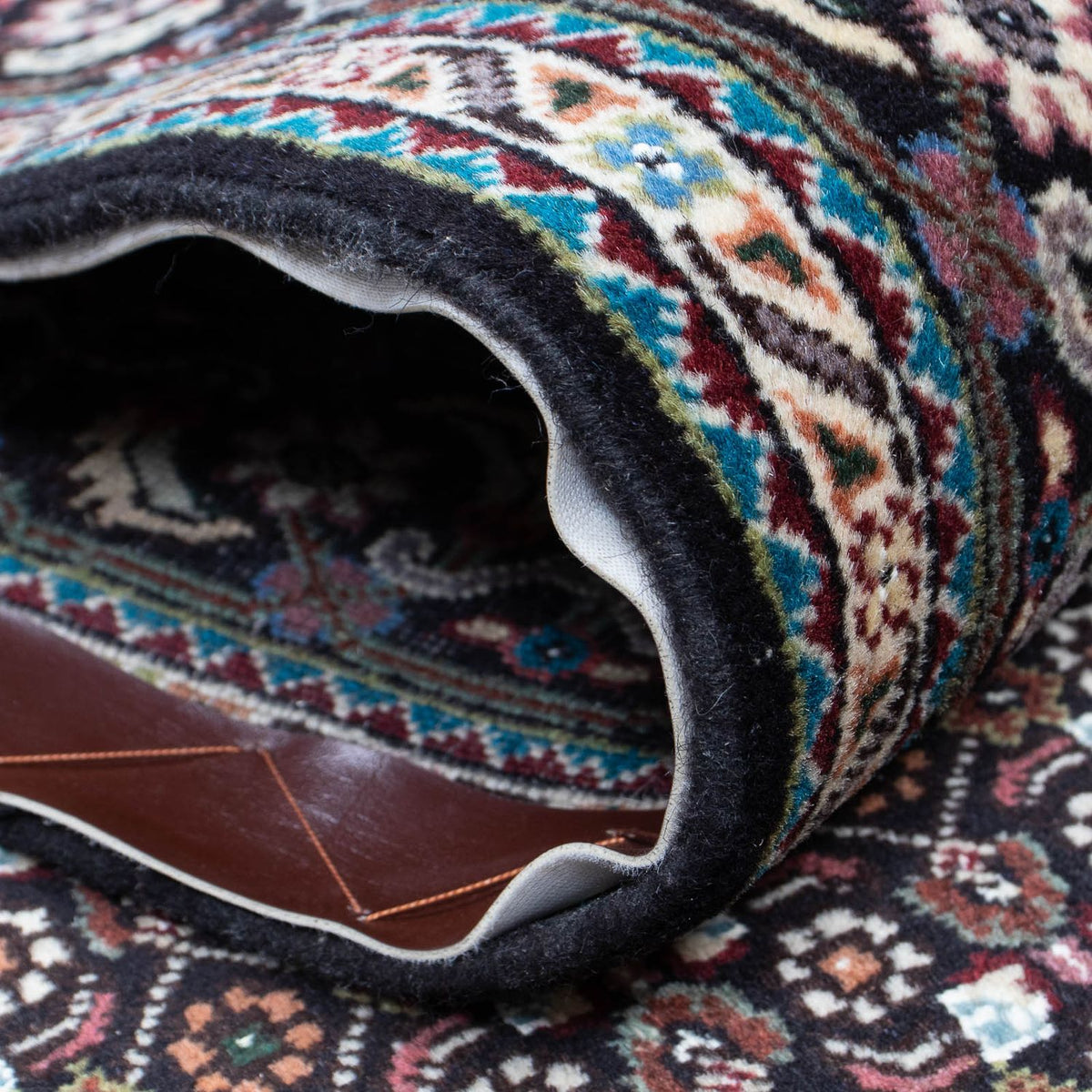 Biegacz Dywan perski - Tabriz - 391 x 76 cm - szary