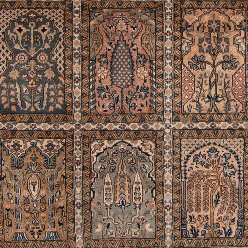 Dywan perski - Ghom - 252 x 195 cm - jasnobrązowy