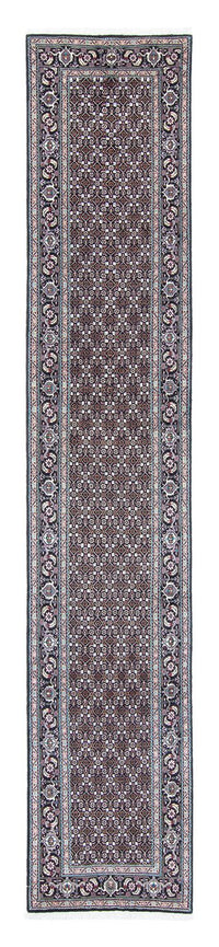 Biegacz Dywan perski - Tabriz - 381 x 66 cm - szary