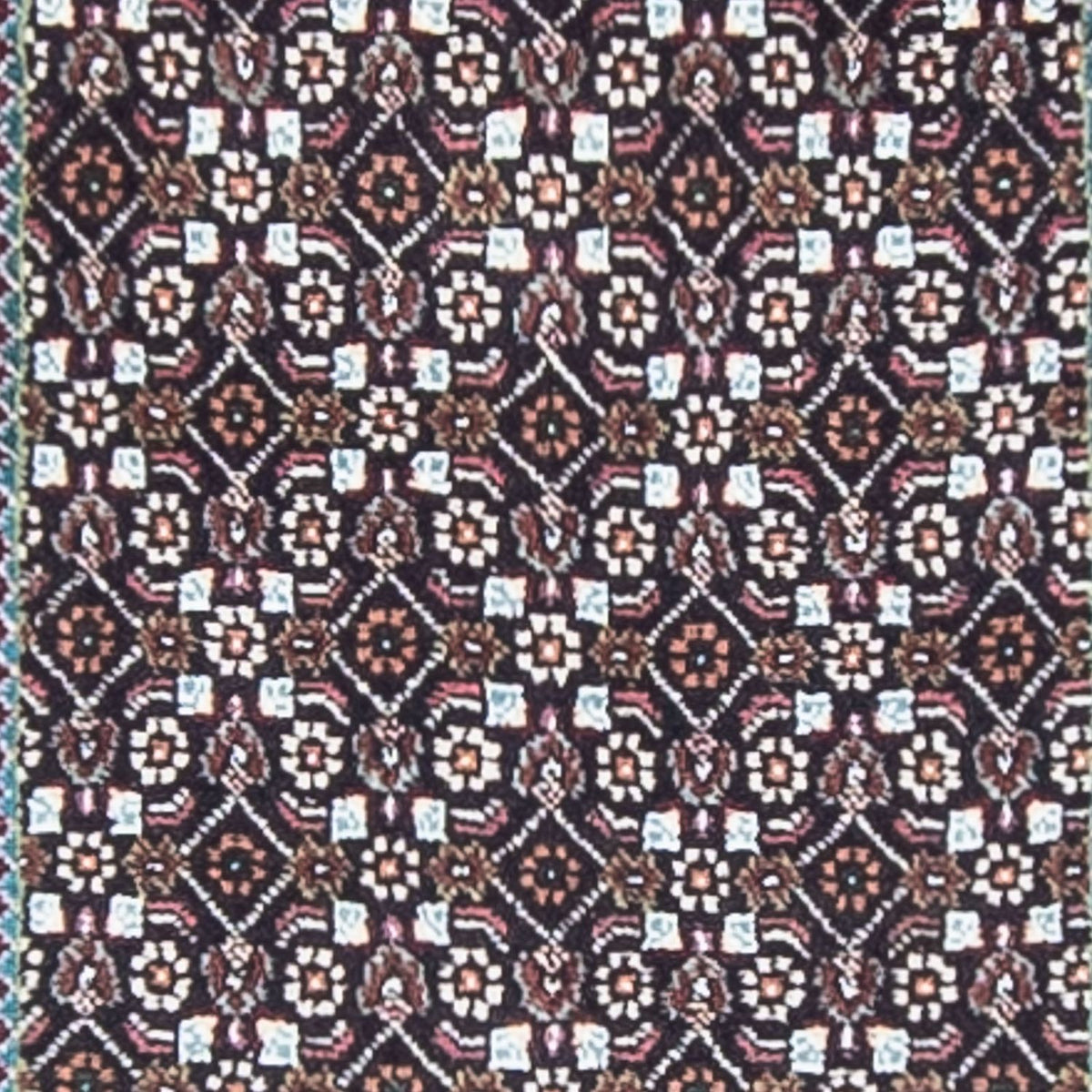Biegacz Dywan perski - Tabriz - 381 x 66 cm - szary