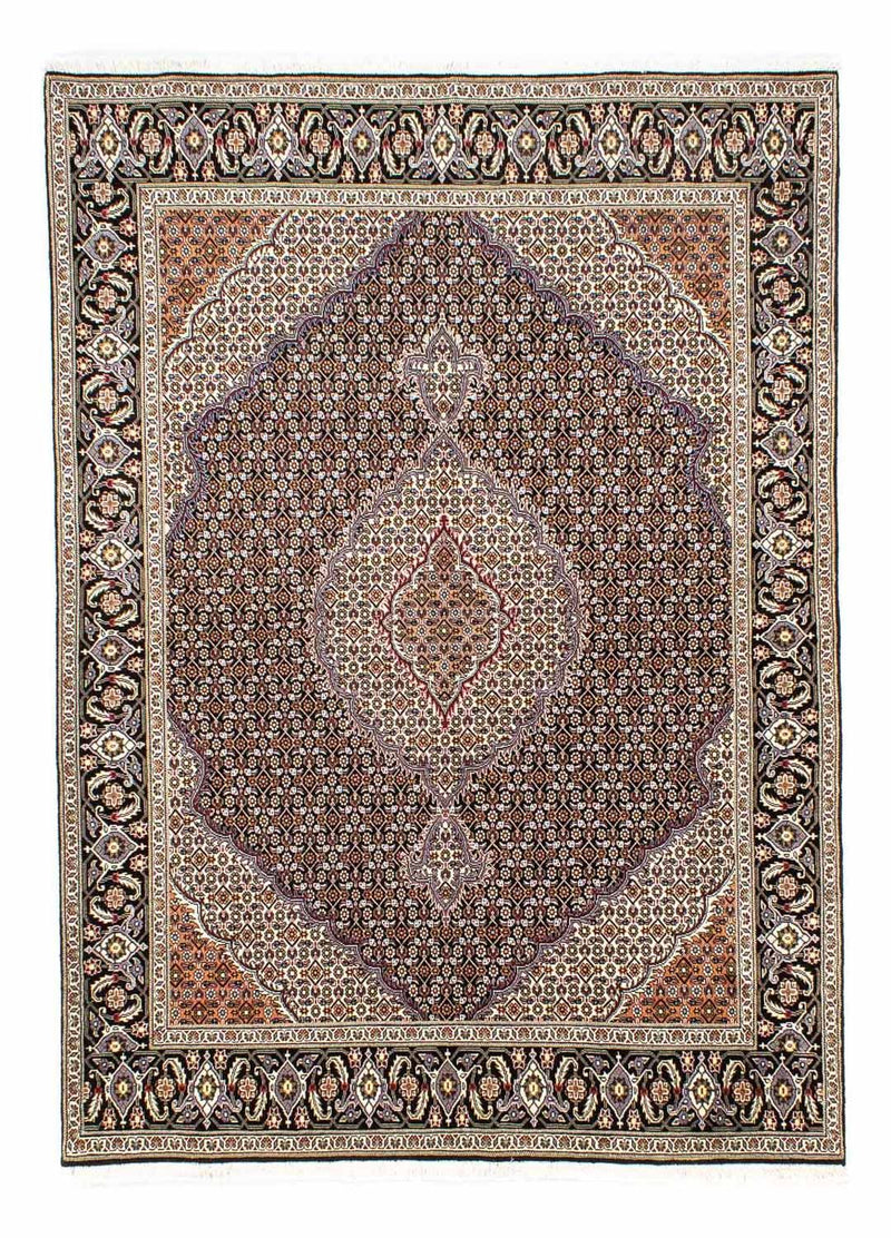Dywan perski - Tabriz - 235 x 176 cm - ciemnoniebieski
