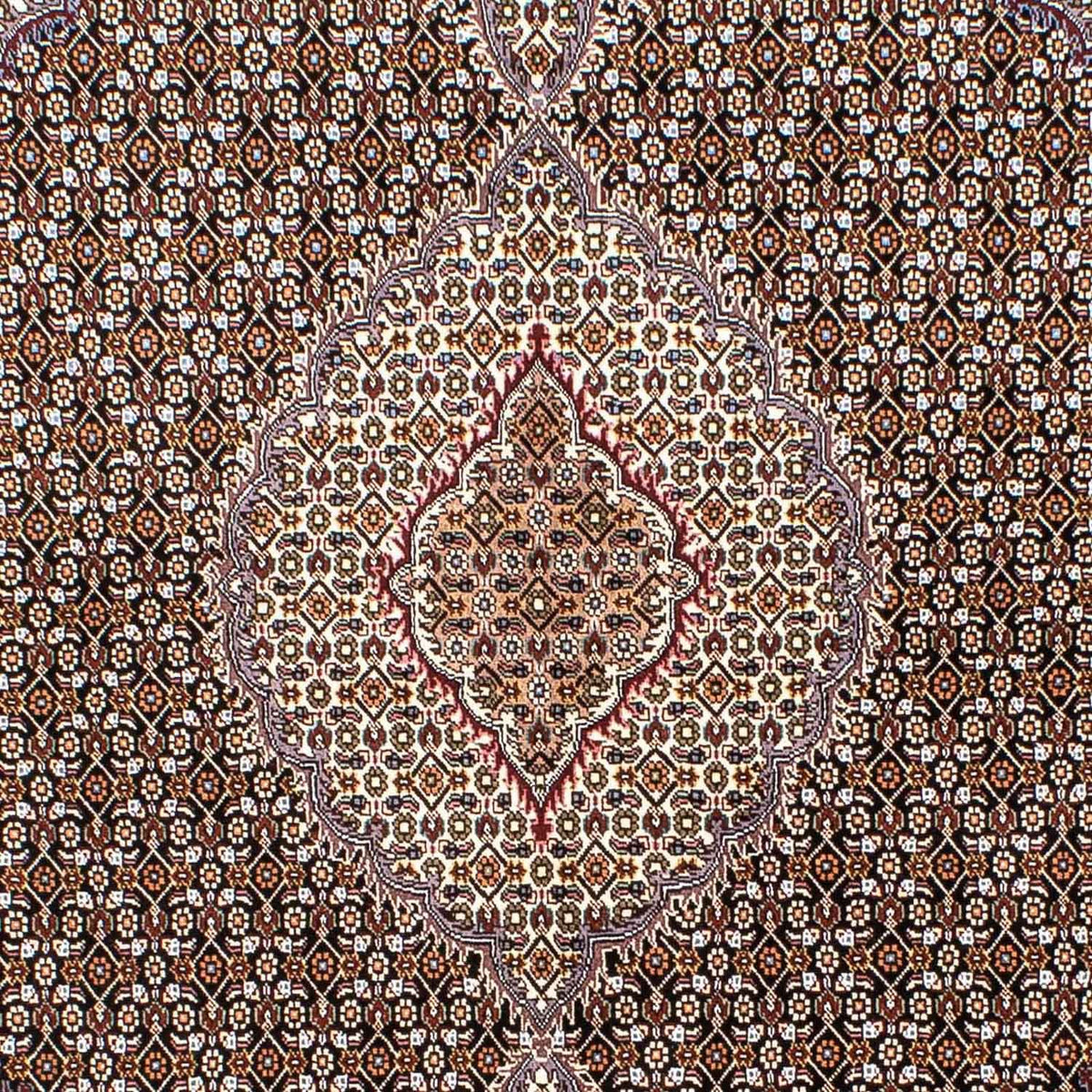 Dywan perski - Tabriz - 235 x 176 cm - ciemnoniebieski