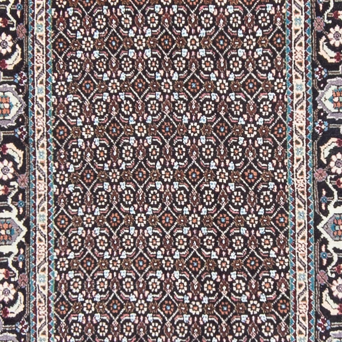 Biegacz Dywan perski - Tabriz - 388 x 77 cm - szary